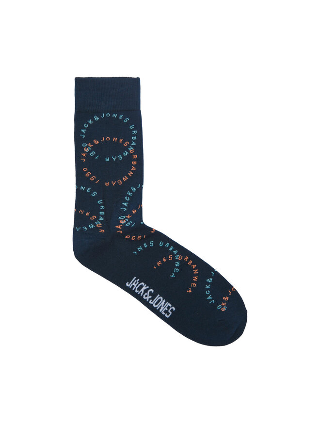 Jack&Jones Zestaw 5 par wysokich skarpet męskich Jack&Jones 12237460 Kolorowy