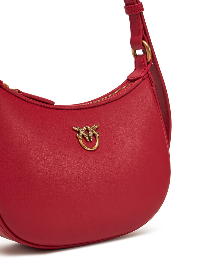 PINKO Kabelka PINKO Half Moon Baby AI 24-25 PLTT 103538 A0F1 Červená