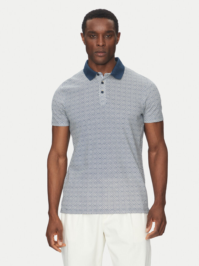 INDICODE INDICODE Polo majica Mauricus 41-046 Mornarsko modra Regular Fit