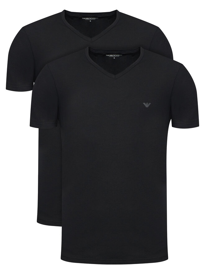 Emporio Armani Underwear Emporio Armani Underwear 2er-Set T-Shirts EM000392 AF14132 MC005 Schwarz Regular Fit