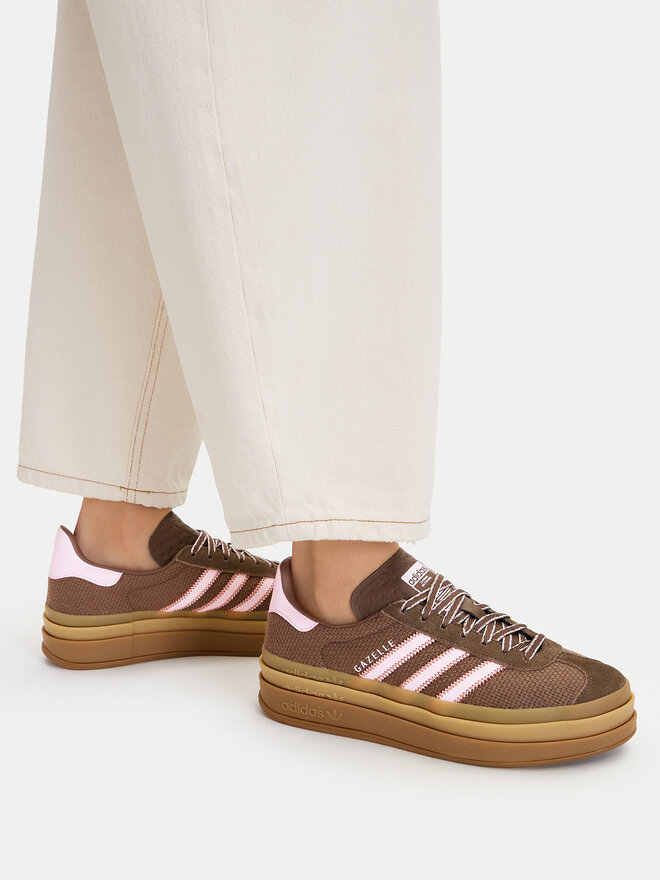 adidas Снікерcи adidas Gazelle Bold KI7225 Коричневий