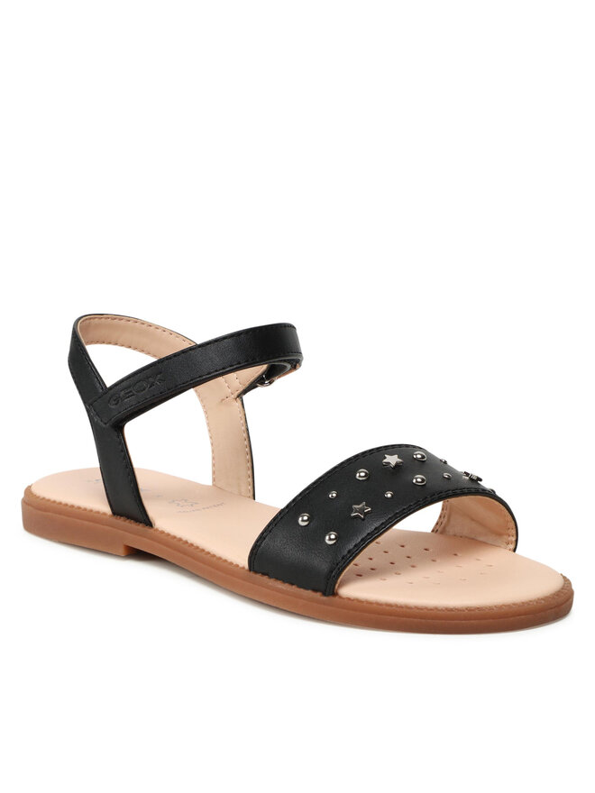 Geox Σανδάλια Geox J S.Karly G. H J2535H 000BC C9999 S Μαύρο