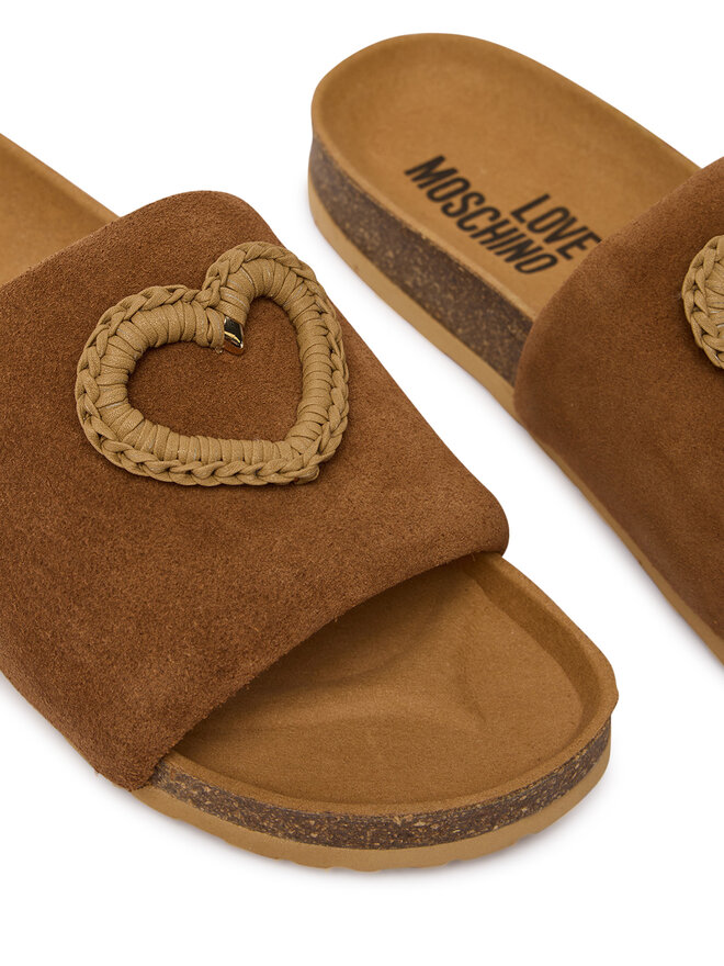 LOVE MOSCHINO Шльопанці LOVE MOSCHINO JA28363G0OIG5200 Коричневий