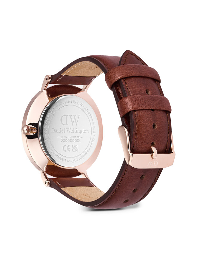Daniel Wellington Pulkstenis Daniel Wellington Classic Day Display 40 DW00100829 Rozā zelts