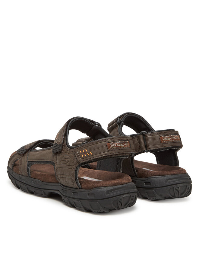 Skechers Sandały Skechers Garver-Louden 64487/BRN Brązowy
