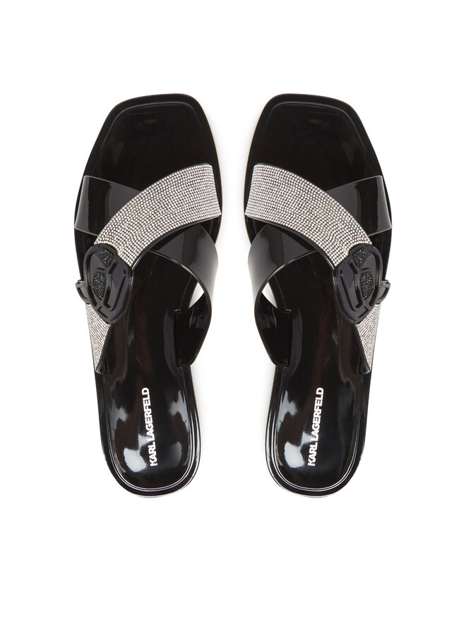 KARL LAGERFELD Iešļūcenes KARL LAGERFELD Jelly KL80004S Melns