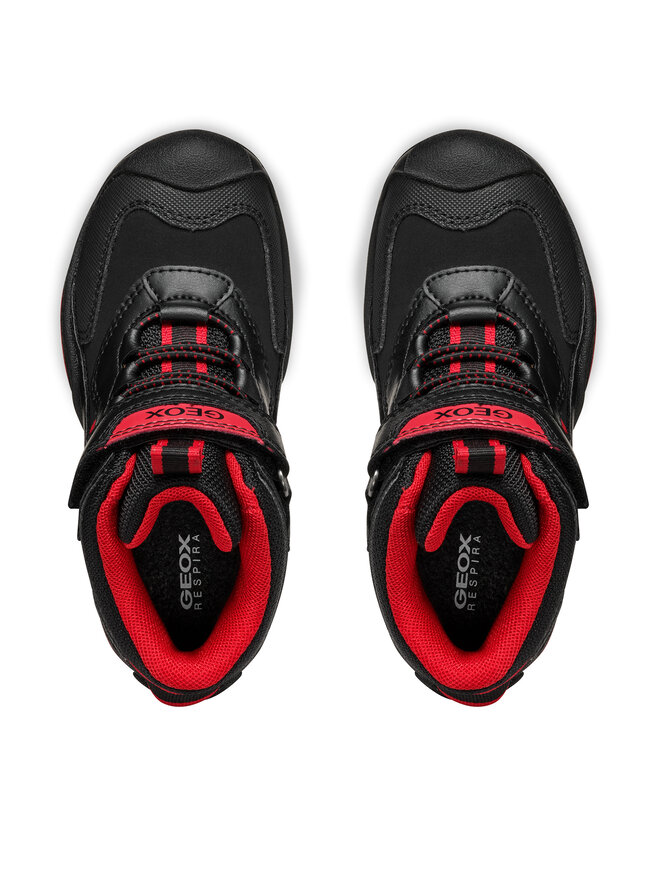 Geox Schnürschuhe Geox Jr New Savage B Abx J261WB 050BU C0048 M Schwarz