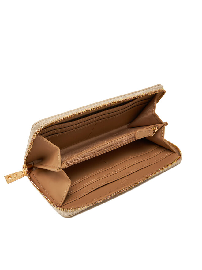 LOVE MOSCHINO Голям дамски портфейл LOVE MOSCHINO JC5611PP1MKD0110 Бежов