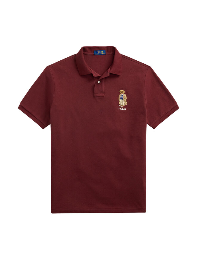 Polo Ralph Lauren Polo Ralph Lauren Poloshirt 710973159001 Dunkelrot Custom Slim Fit