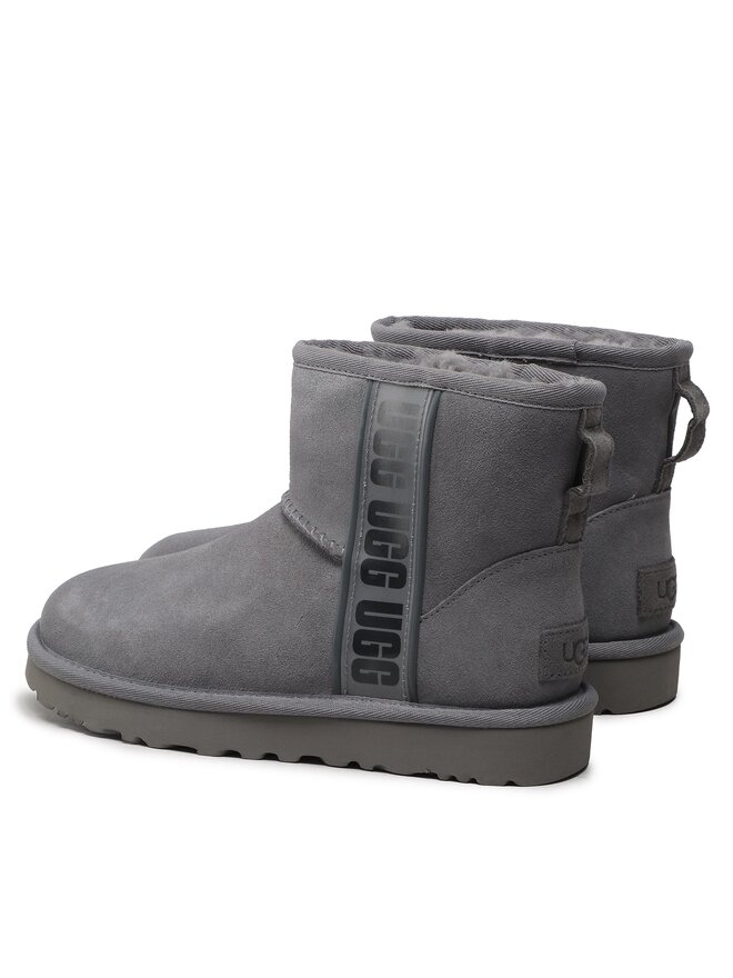 Ugg Снігоходи Ugg W Classic Mini Side Logo II 1134962 Сірий