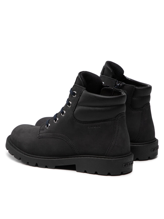 Geox Schnürstiefeletten Geox J Shaylax B. B J16FAB 032BC C4002 S Dunkelblau