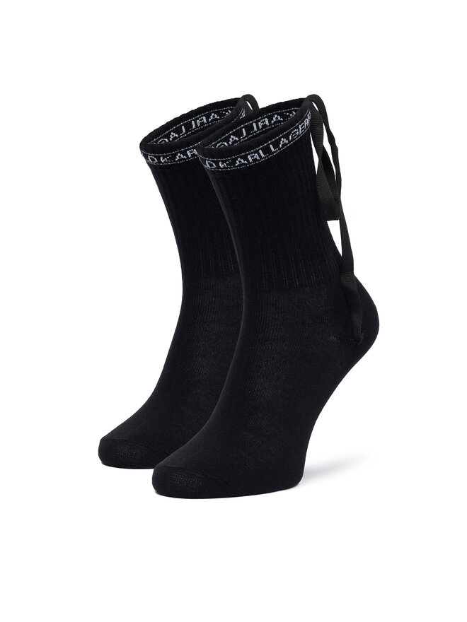 KARL LAGERFELD Lange Socken KARL LAGERFELD B3W47037 Schwarz
