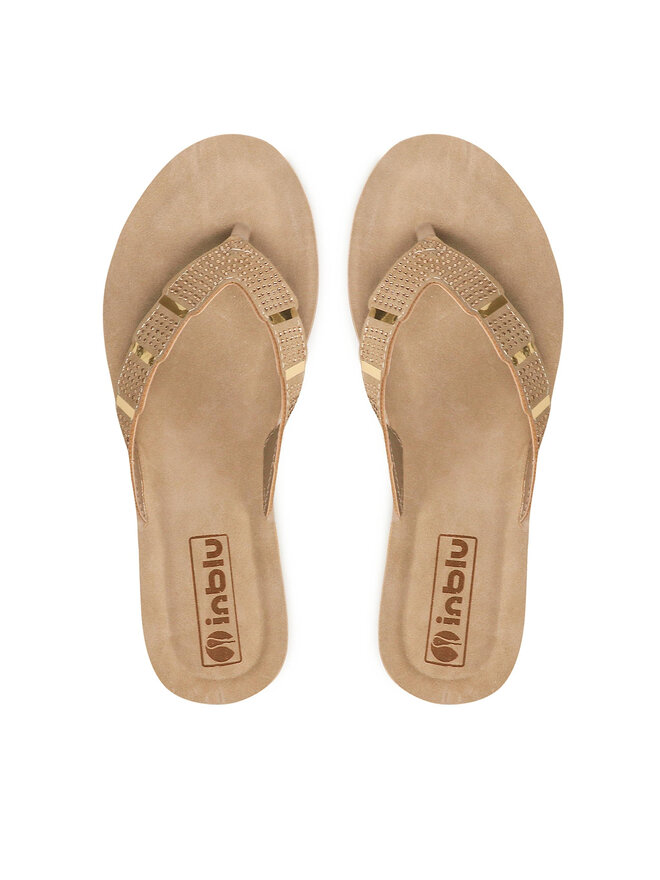 Inblu Herren Flipflops – Bequeme Zehentrenner Mit Weichem Fußbett & Kunstlederband