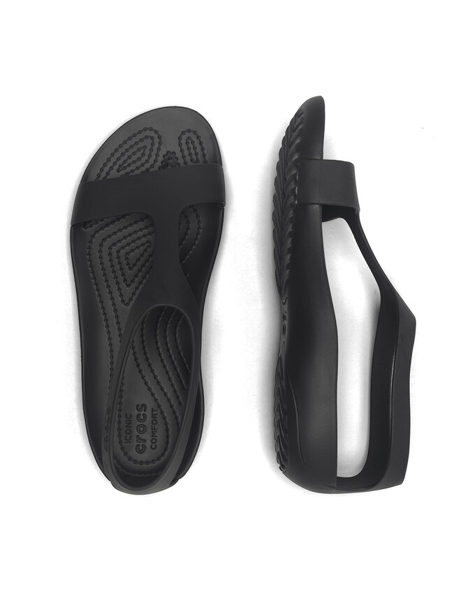 Crocs Sandały Crocs SERENA SANDAL 205469-060_ Czarny