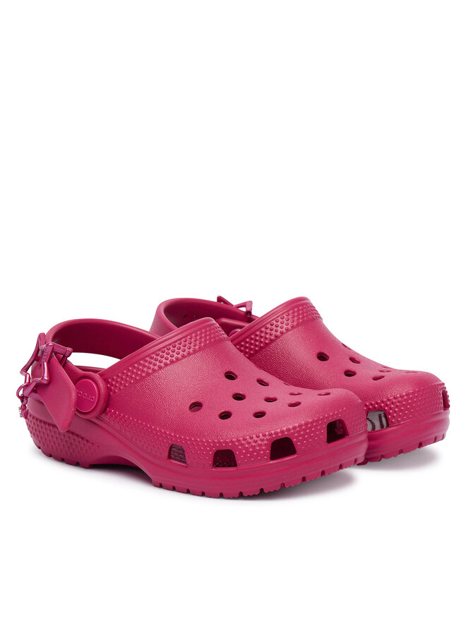 Crocs Pantoletten Crocs Classic Star Buckle Clog 214369 Rosa