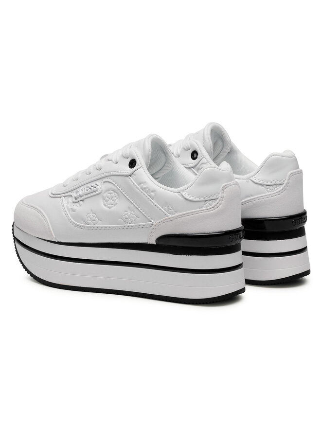 Guess Sneakersy Guess Hansin FL5HNS PEL12 Bílá