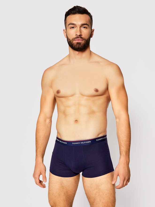 Tommy Hilfiger Tommy Hilfiger Set 3 parov boksaric 3P Lr Trunk 1U87903841 Mornarsko modra