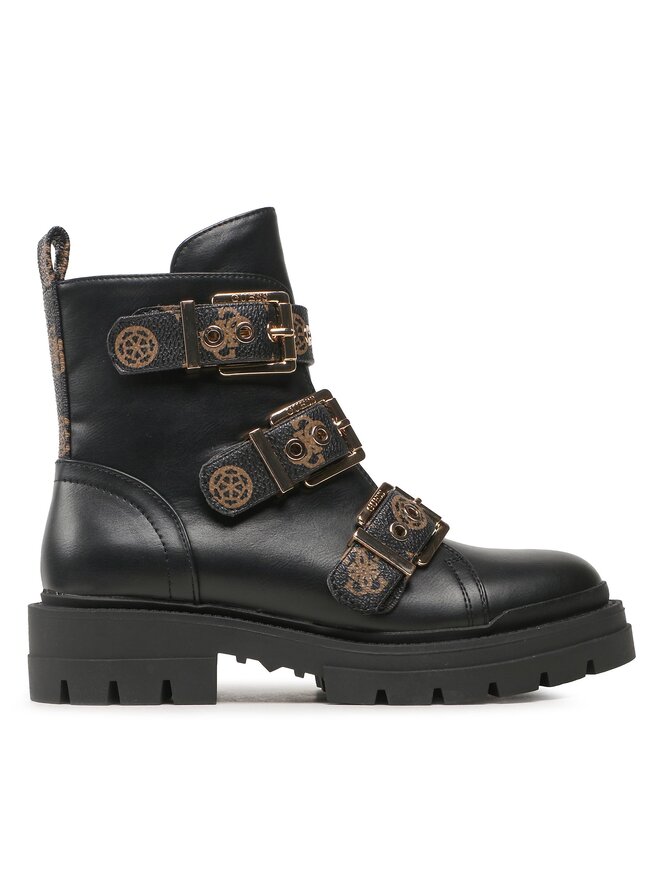 Guess Botine Guess FL7O2B LEA10 Negru