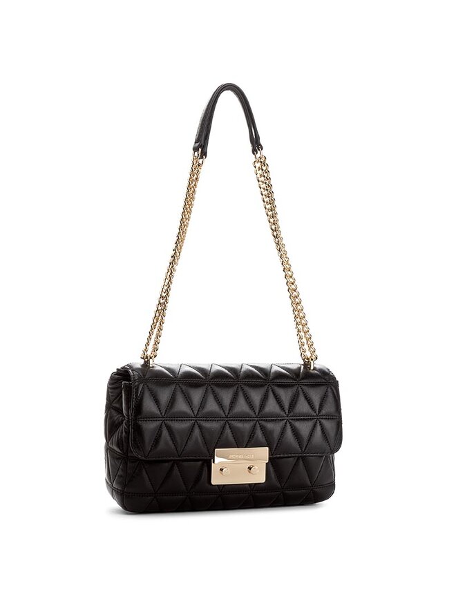 Handtasche MICHAEL Michael Kors Sloan 30S7GSLL3L Schwarz eschuhe