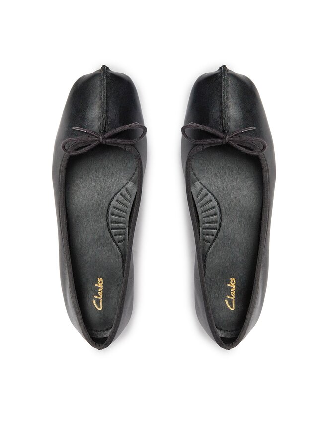 Clarks Балетки Clarks Freckle Ice 203529294 Чорний