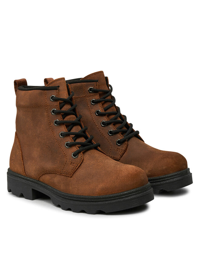 ECCO Šnurovacia obuv ECCO Grainer K 72822305014 Hnedá
