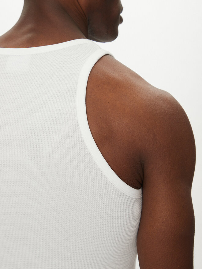 Karl Kani Karl Kani Tank top marškinėliai Essential 60310020 Balta Slim Fit