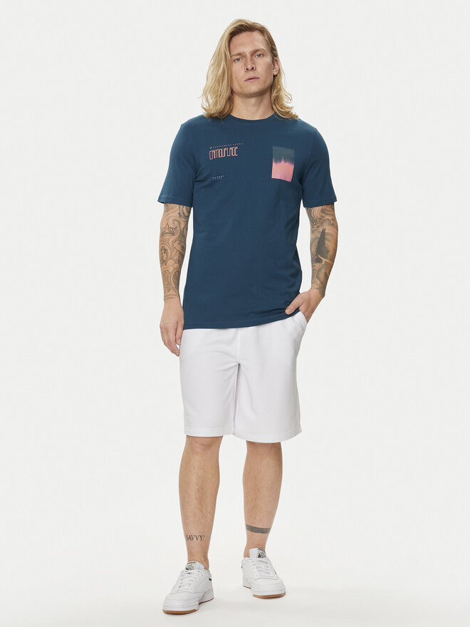 4F 4F Marškinėliai 4FWSS24TTSHM1289 Žalia Regular Fit