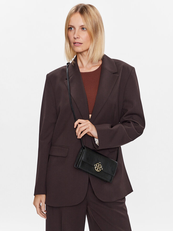 Tory Burch Handtasche Tory Burch Miller Wallet Crossbody 137145 Schwarz