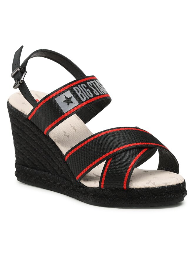 Big Star Shoes Sandały Big Star Shoes LL274881 Czarny