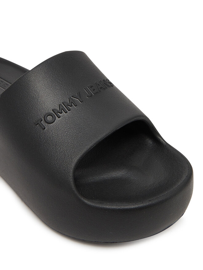 Tommy Jeans Παντόφλες Tommy Jeans Tjw Chunky Pool Slide Ess EN0EN02879 Μαύρο