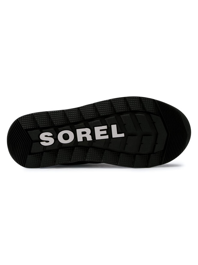 Sorel Μπότες Χιονιού Sorel Youth Whitney II Puffy Mid NY3873 Μαύρο