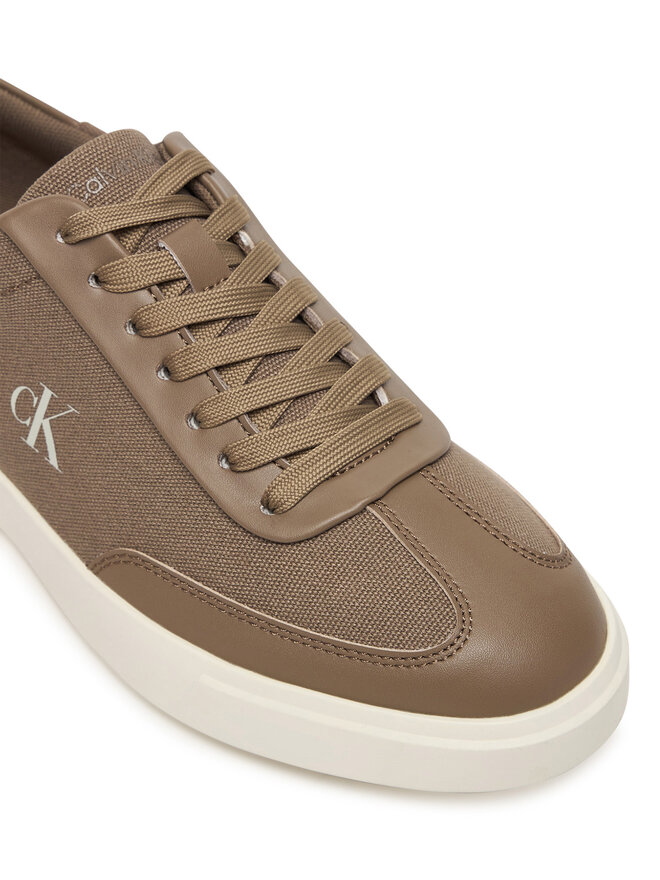 Calvin Klein Sneakers Calvin Klein Low Pro Cups Wt Canv Mg HW0HW03145 Braun