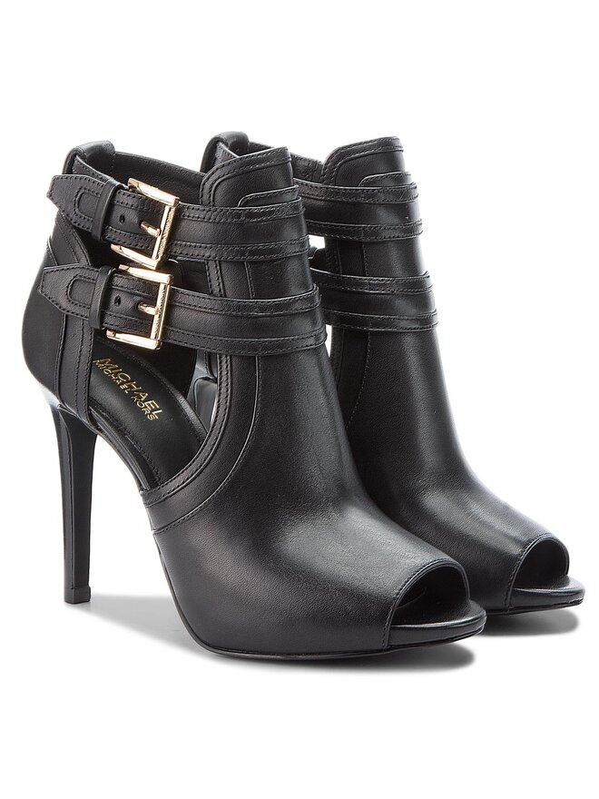 MICHAEL Michael Kors High Heels MICHAEL Michael Kors Blaze Open Toe Bootie 40T7BLHE5L Schwarz