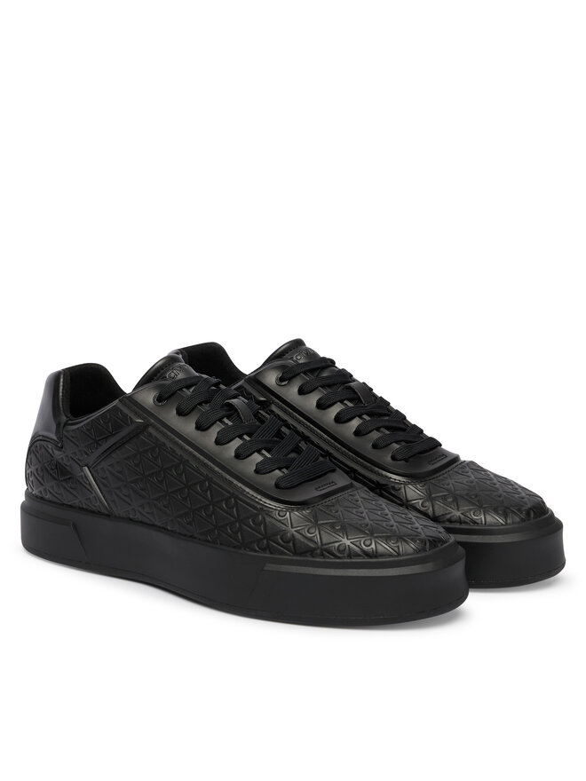 Calvin Klein Sneakers Calvin Klein Beasket Cup Oxf Lup Hf Aop Lth HM0HM02132 Schwarz