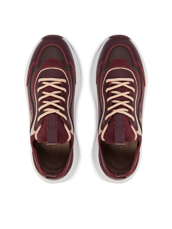 Tommy Hilfiger Sneakers Tommy Hilfiger TH Wave Runner FW0FW09484 Dunkelrot
