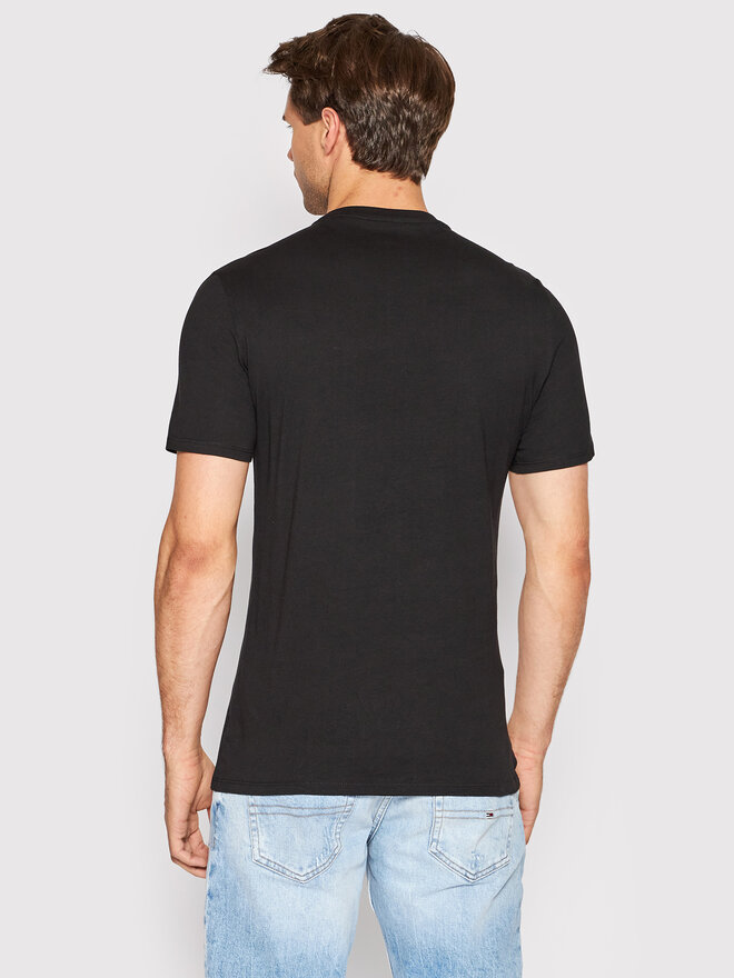 Guess Guess Marškinėliai M2YI71 I3Z11 Juoda Slim Fit
