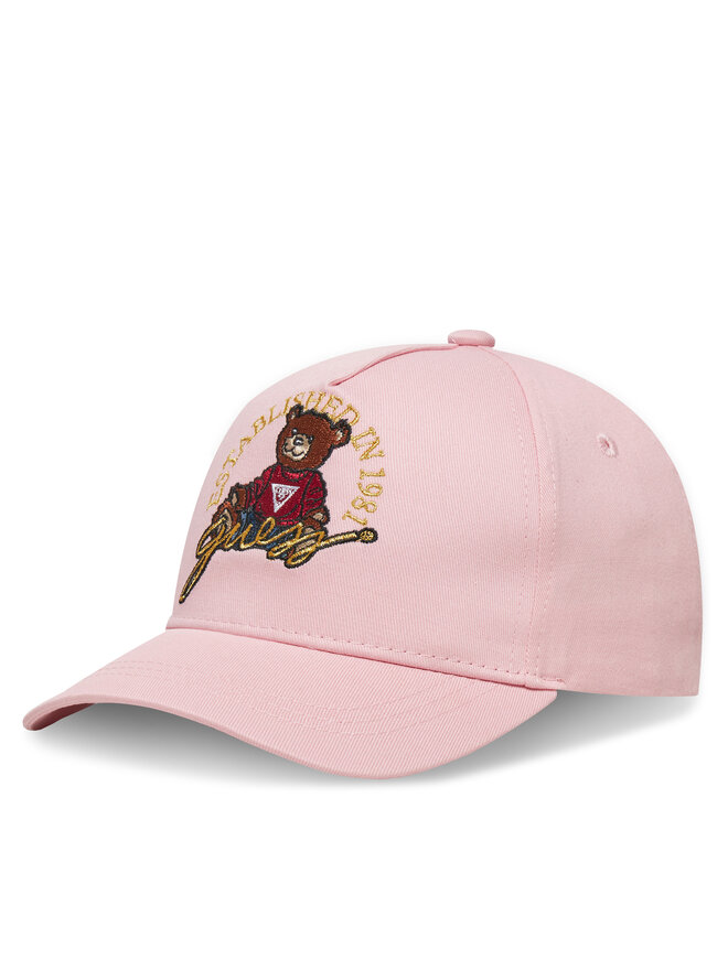 Guess Czapka z daszkiem Guess H5RZ09 WO08O Różowy