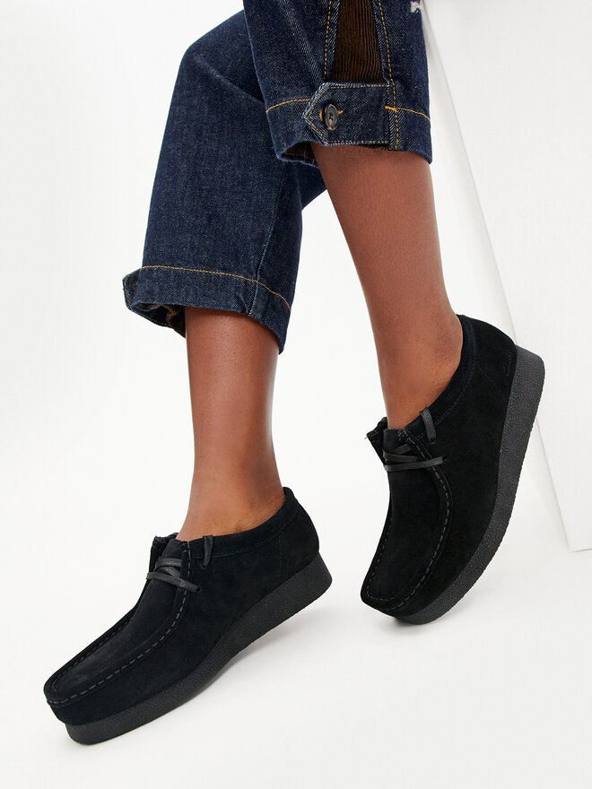 Туфлі Clarks Wallabee Evo Sh 26174746 Чорний | evzuttya.com.ua