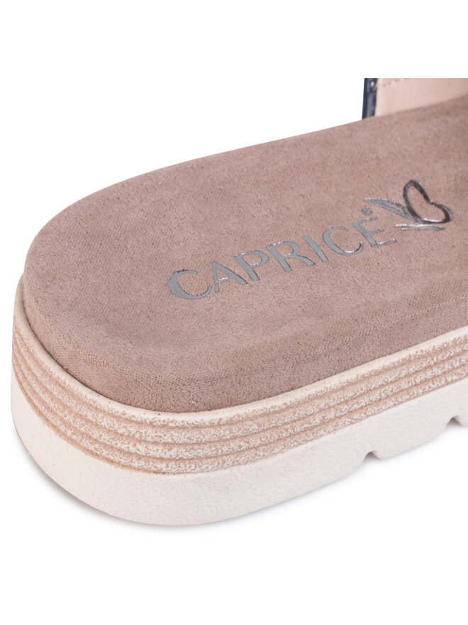 Mule CAPRICE 9-27102-42 Largeur G – Cuir Véritable, Talon 3,5 Cm, Confort Exceptionnel Pour Femme