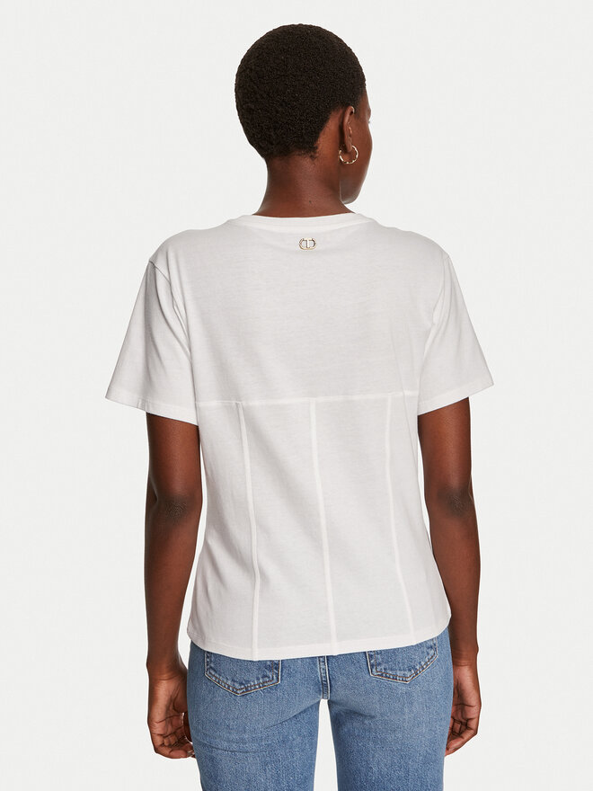 TWINSET TWINSET Camiseta 242TP2440 Blanco Regular Fit