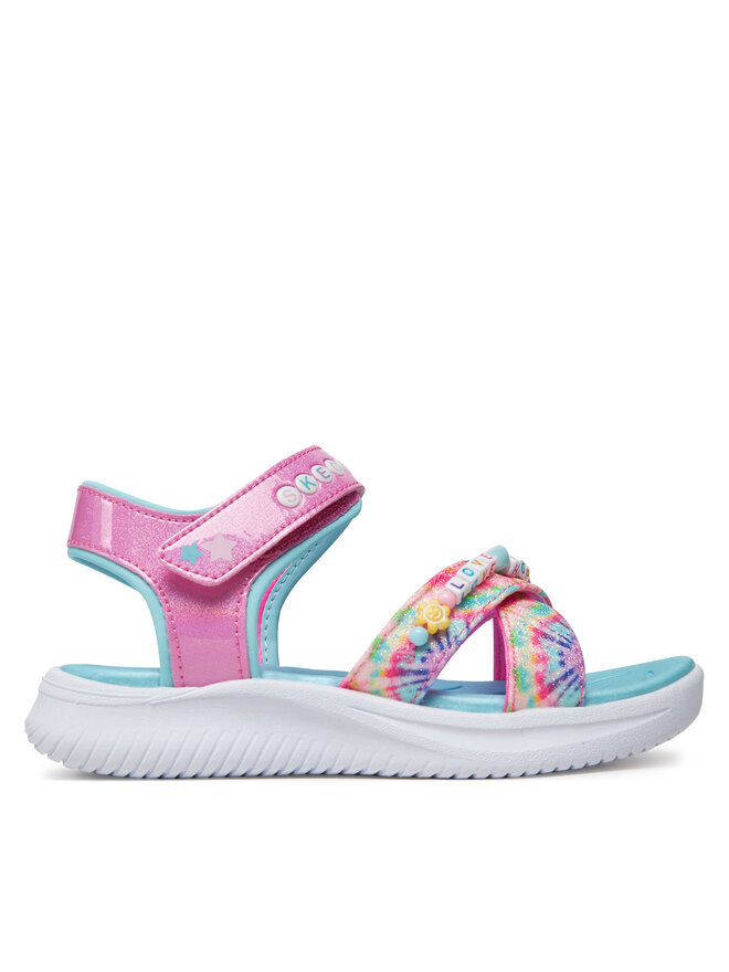 Skechers Sandály Skechers Jumpsters Sandal-Tie Dye Bffs 303045L/PKMT Růžová