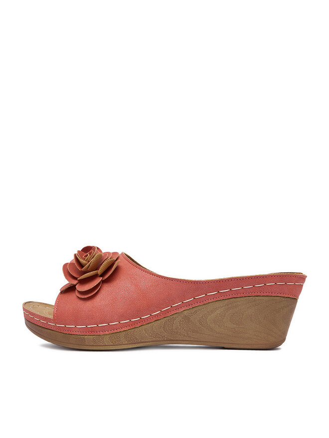 Clara Barson Pantoletten Clara Barson WYL05010-29 Hellrot