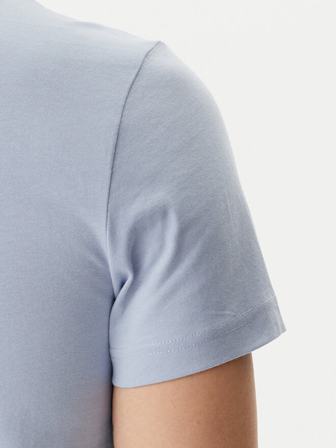 Calvin Klein Calvin Klein Camiseta Satin Bonded Logo K10K114162 Celeste Regular Fit