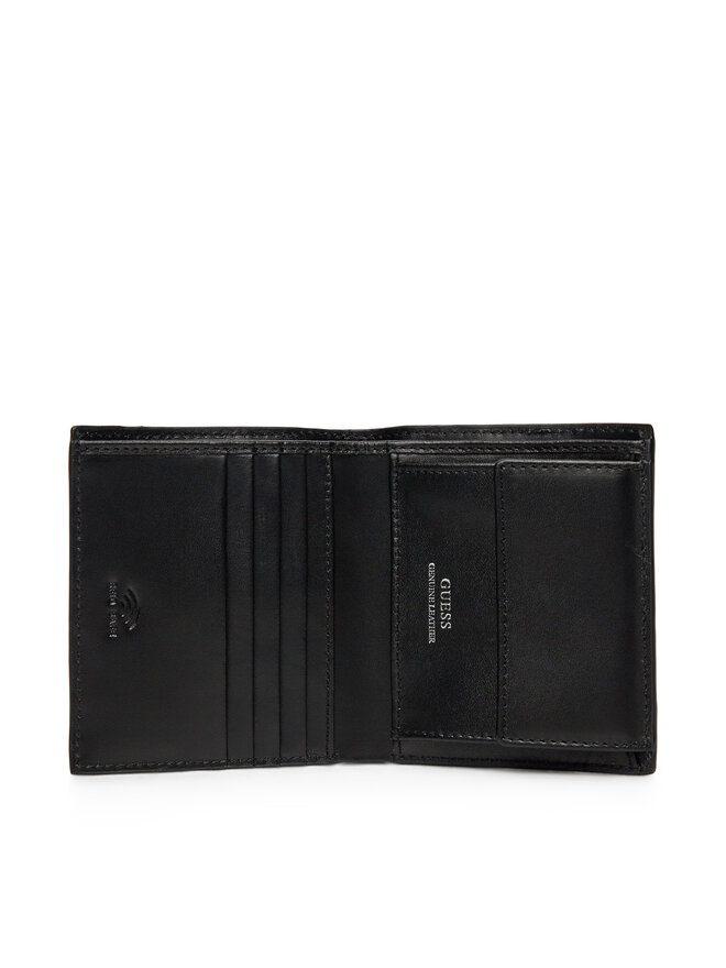 Guess Nagyméretű férfi pénztárca Guess SMBAGR LEA22 Fekete