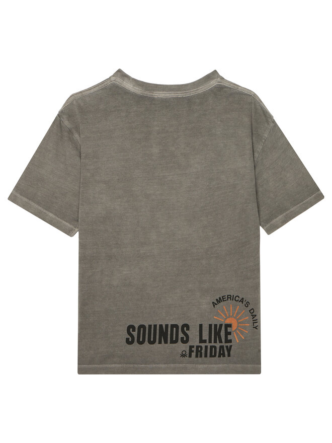 United Colors Of Benetton United Colors Of Benetton Camiseta 3PCMC10N7 Gris Regular Fit