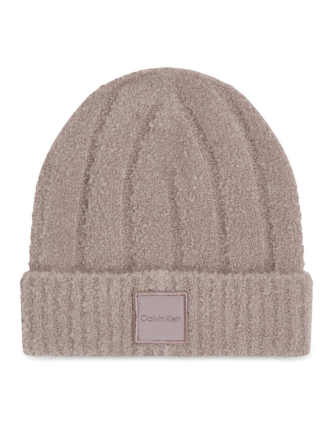 Calvin Klein Σκούφος Calvin Klein Modern Patch Chunky K60K612596 Μπεζ