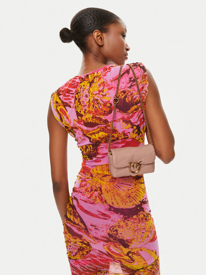 PINKO Kabelka Pinko Love Puff Micro C PE 24 PCPL 100041 A0F2 Růžová
