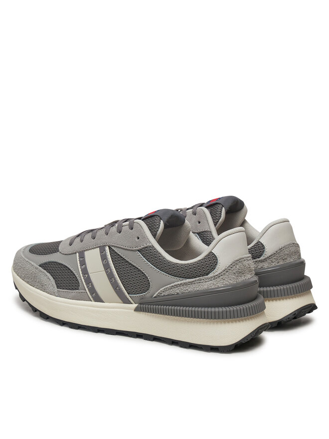 Tommy Jeans Сникърси Tommy Jeans Technical Runner Ess EM0EM01537 Сив