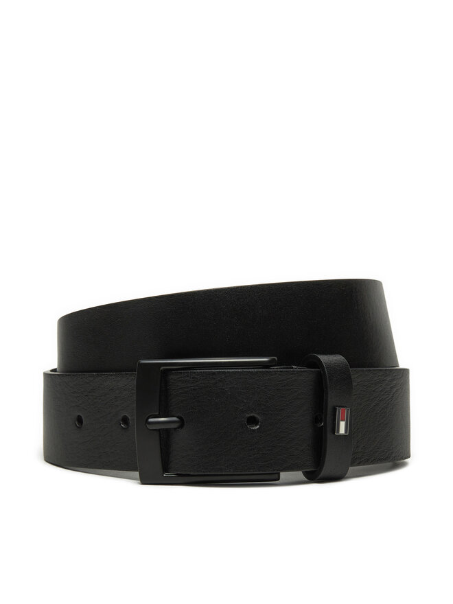 Tommy Hilfiger Pasek Męski Tommy Hilfiger Adan 3.5 Ext AM0AM13014 Czarny