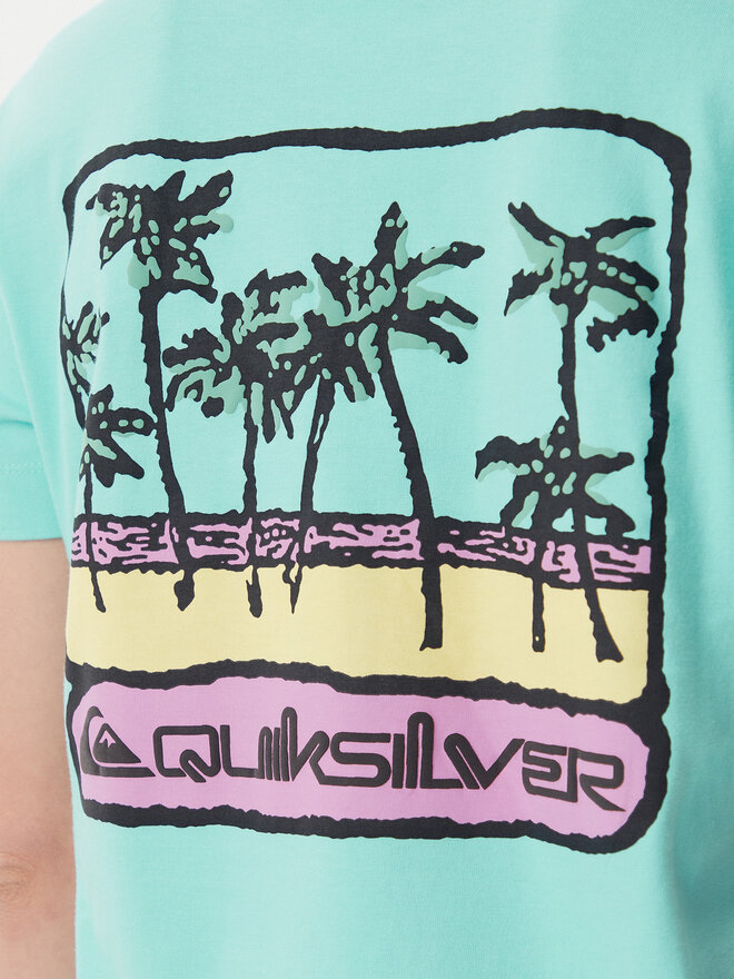 Quiksilver Quiksilver Футболка EQWZT03181 Бірюзовий Relaxed Fit